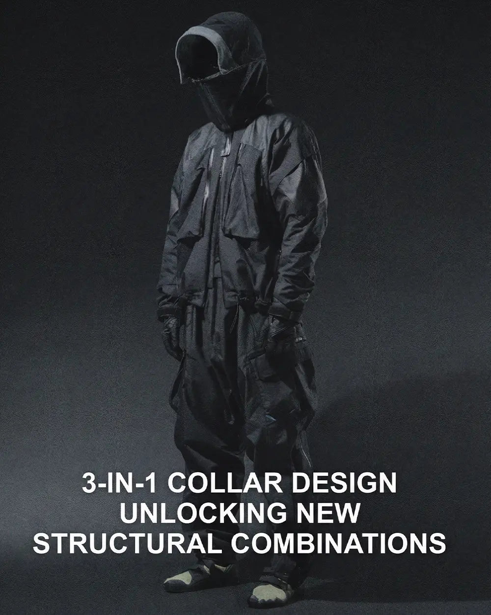 3-in-1 Hard Shell Techwear Jacket ’Fortress’
