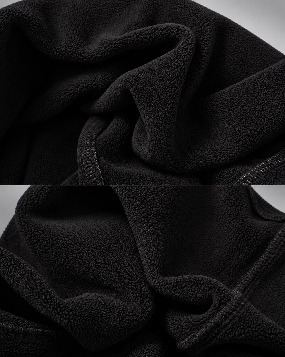 Acid Wash Hoodie "Yachiru", Gray and Black, interior fabric details in both colors