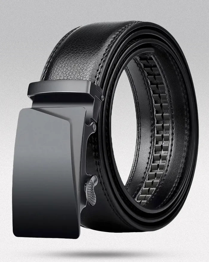 Automatic buckle leather belt ’Kozu’ - 115cm