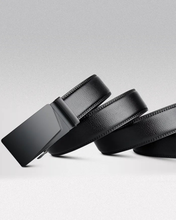 Automatic buckle leather belt ’Kozu’