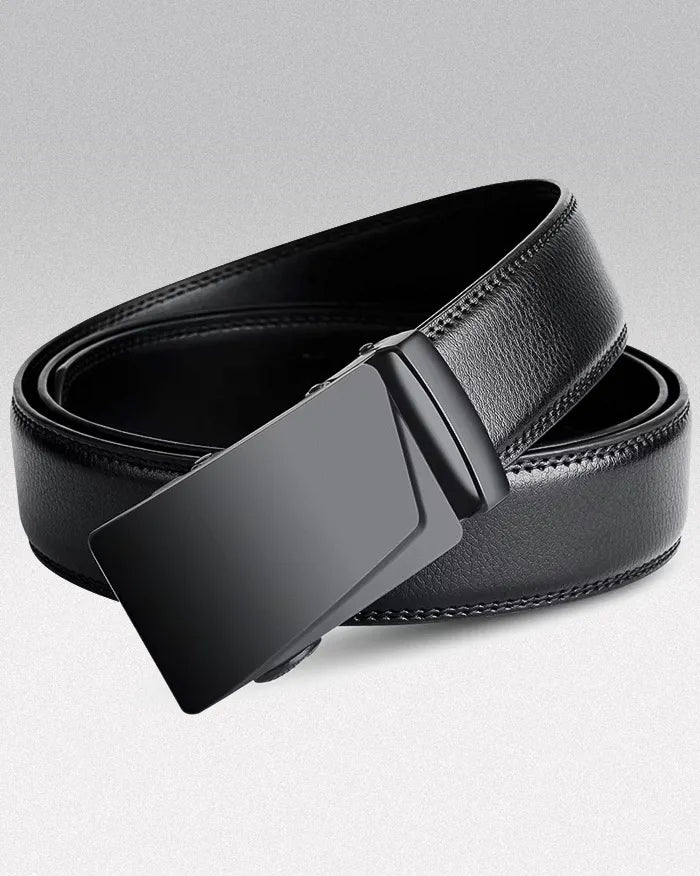Automatic buckle leather belt ’Kozu’