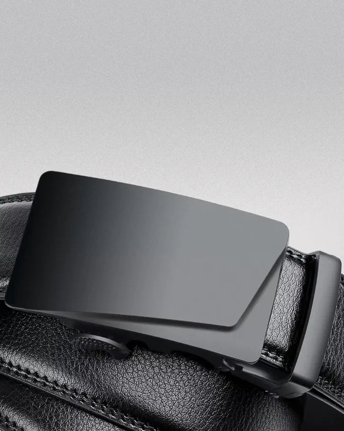 Automatic buckle leather belt ’Kozu’