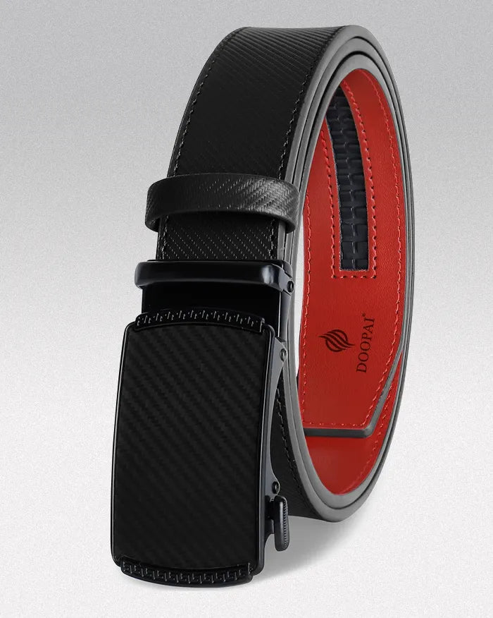 Automatic men’s belt ’Yasebo’ - Black / 125cm