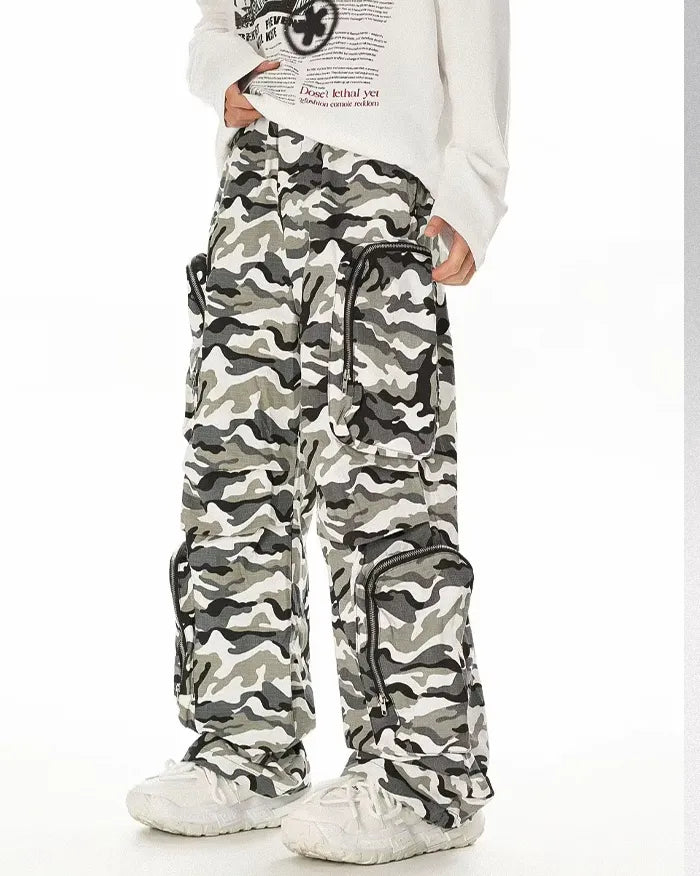 Baggy camo cargo pants ’Suwa’ - TECHWEAR STORM™