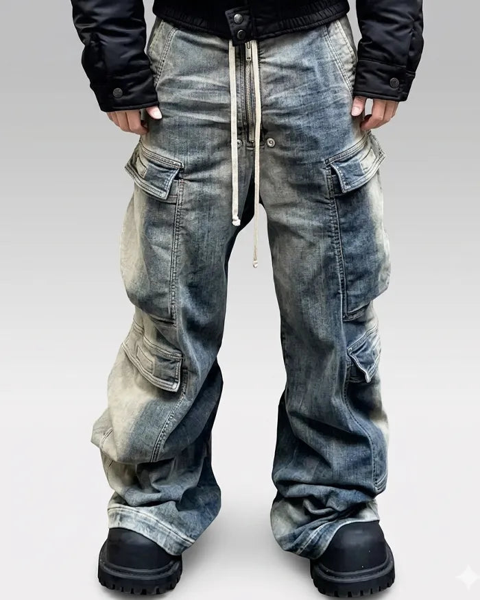 Baggy cyber y2k jeans ’Tsuku’ - S