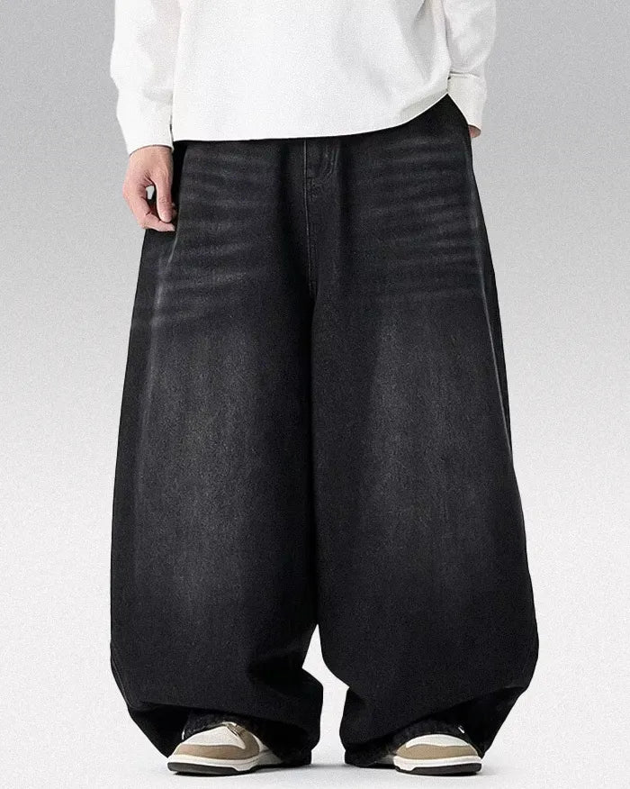 Baggy harem jeans ’Tosho’ - Black / M