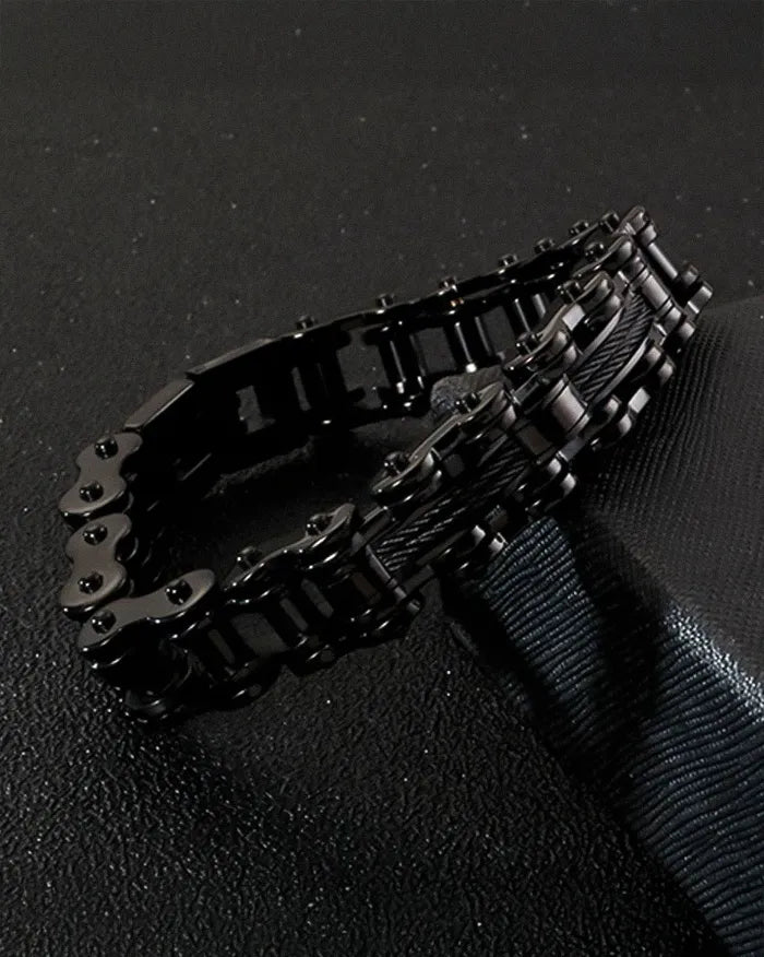 Bike Chain Bracelet ’Nyx’