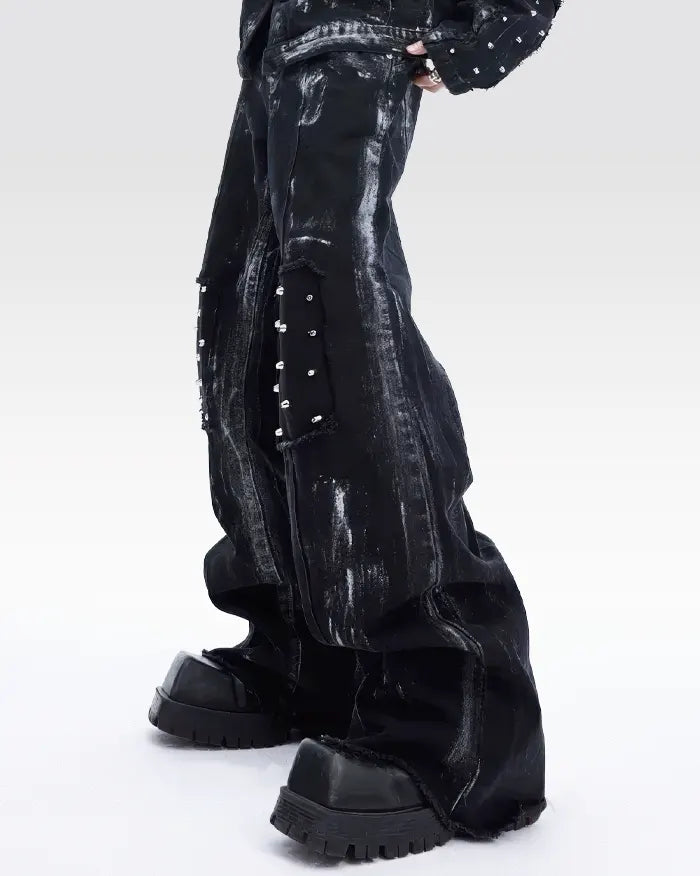 Black baggy jeans y2k ’Kanazawa’ - M