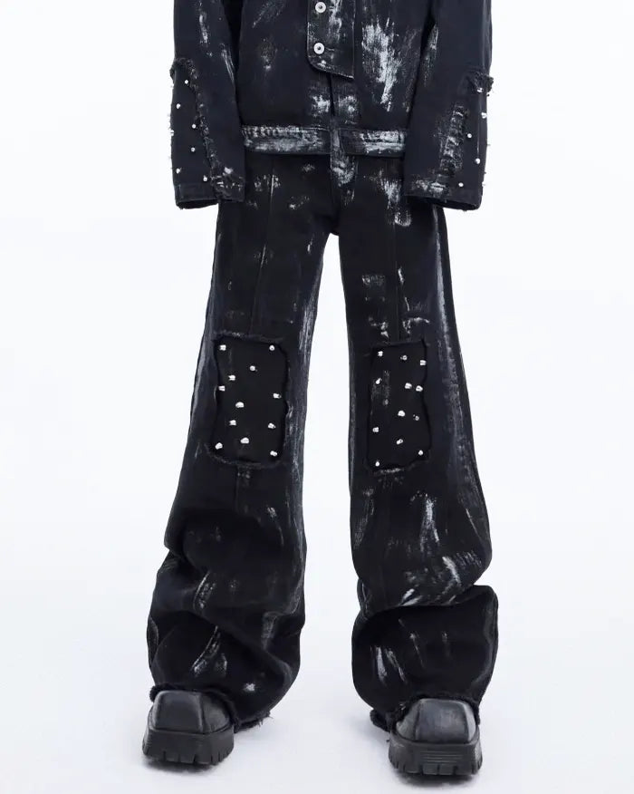 Black baggy jeans y2k ’Kanazawa’