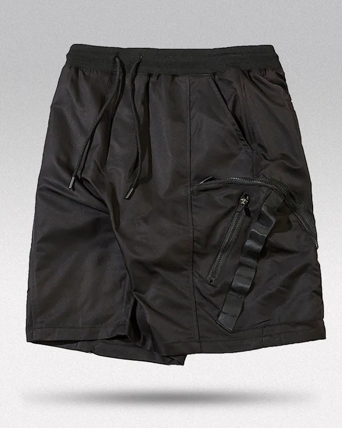 Black cargo shorts mens ’Wabashi’ - TECHWEAR STORM™