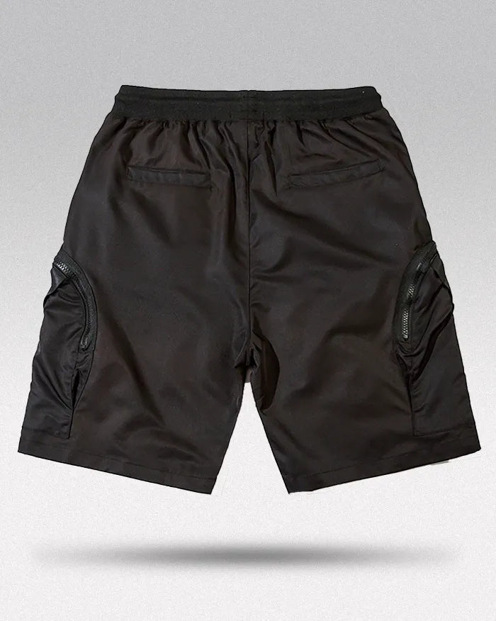 Black cargo shorts mens ’Wabashi’ - TECHWEAR STORM™