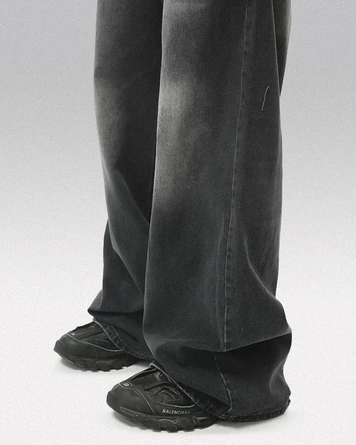 Black distressed jeans ’Aira’ - TECHWEAR STORM™