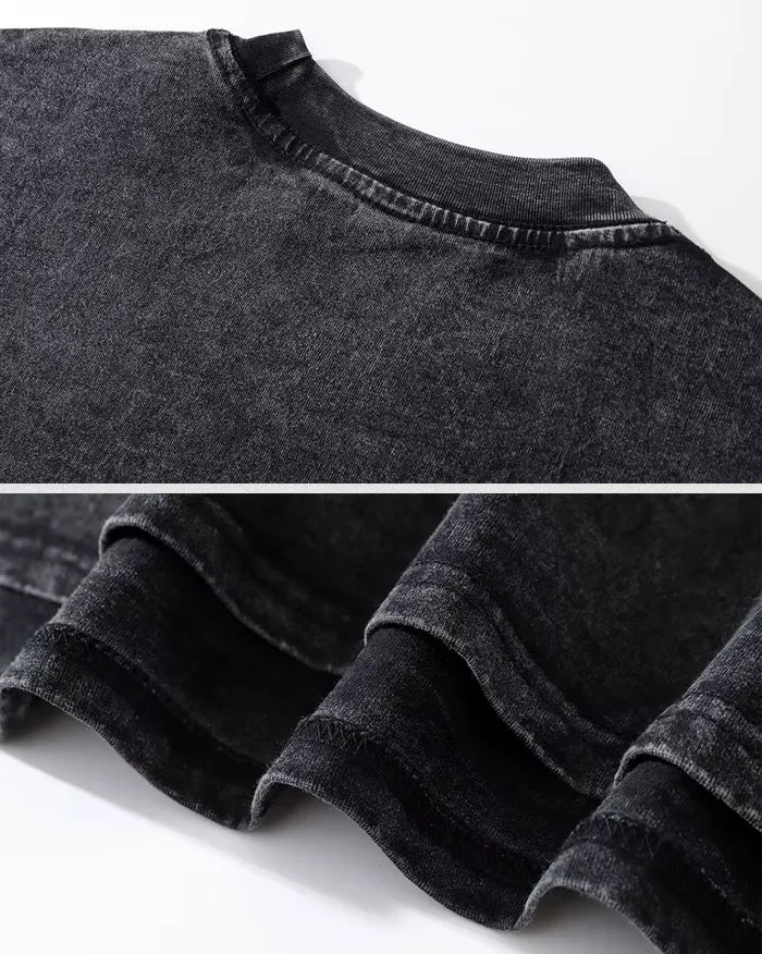 Black graphic tee ’Obsid’