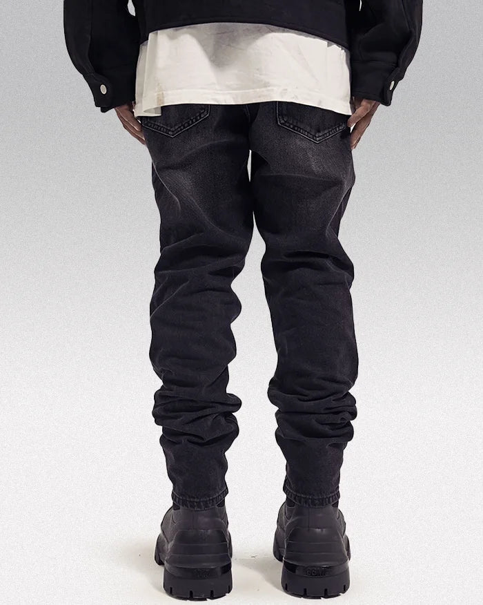 Black jeans y2k ’Komatsu’ - TECHWEAR STORM™