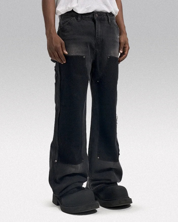 Black loose jeans ’Ichiki’ - TECHWEAR STORM™