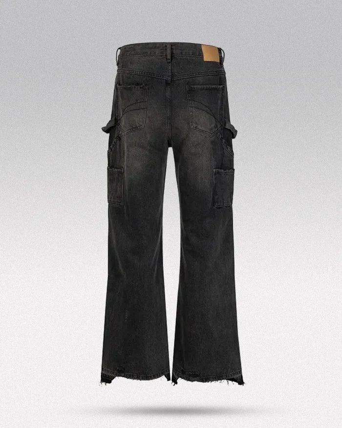 Black loose jeans ’Ichiki’ - TECHWEAR STORM™