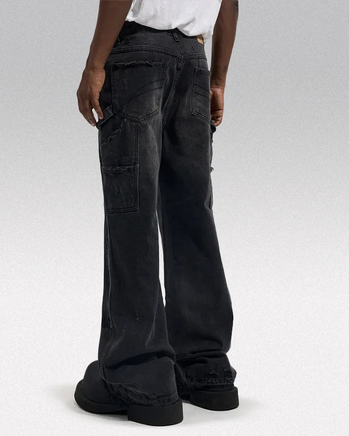 Black loose jeans ’Ichiki’ - TECHWEAR STORM™