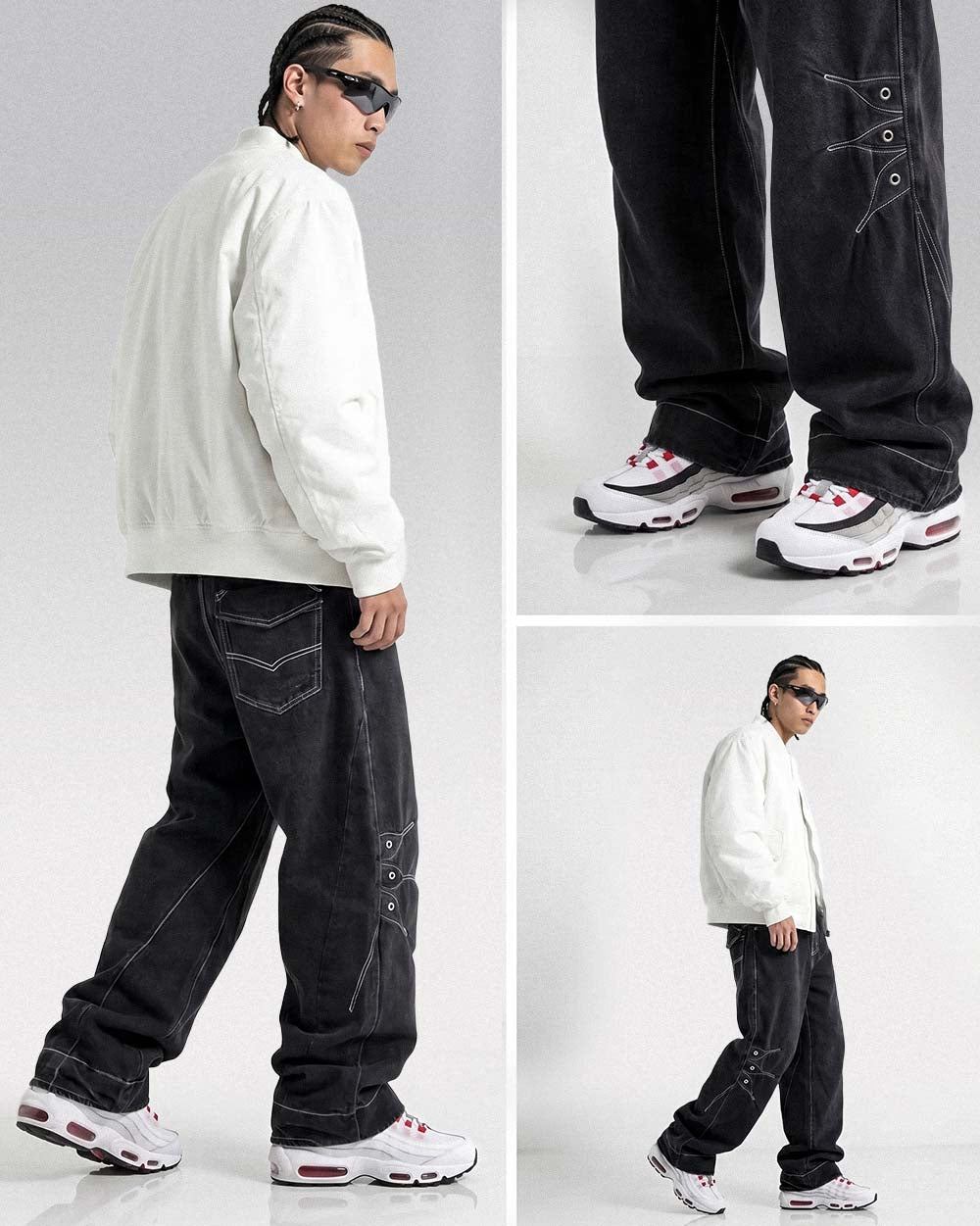 Black loose jeans ’Ichiki’