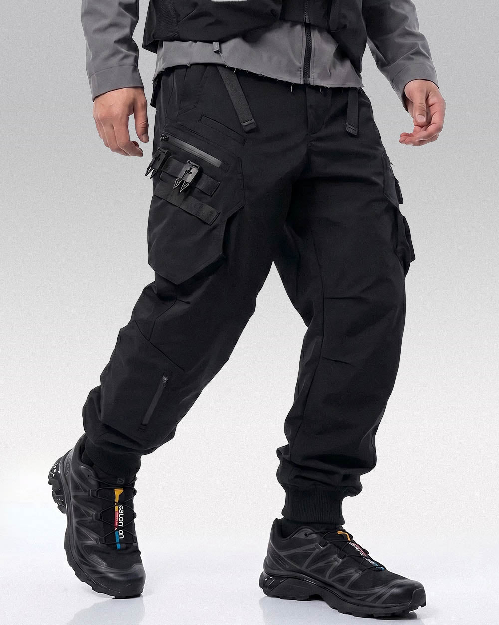 Black techwear cargo pants ’Ichihara’ - M