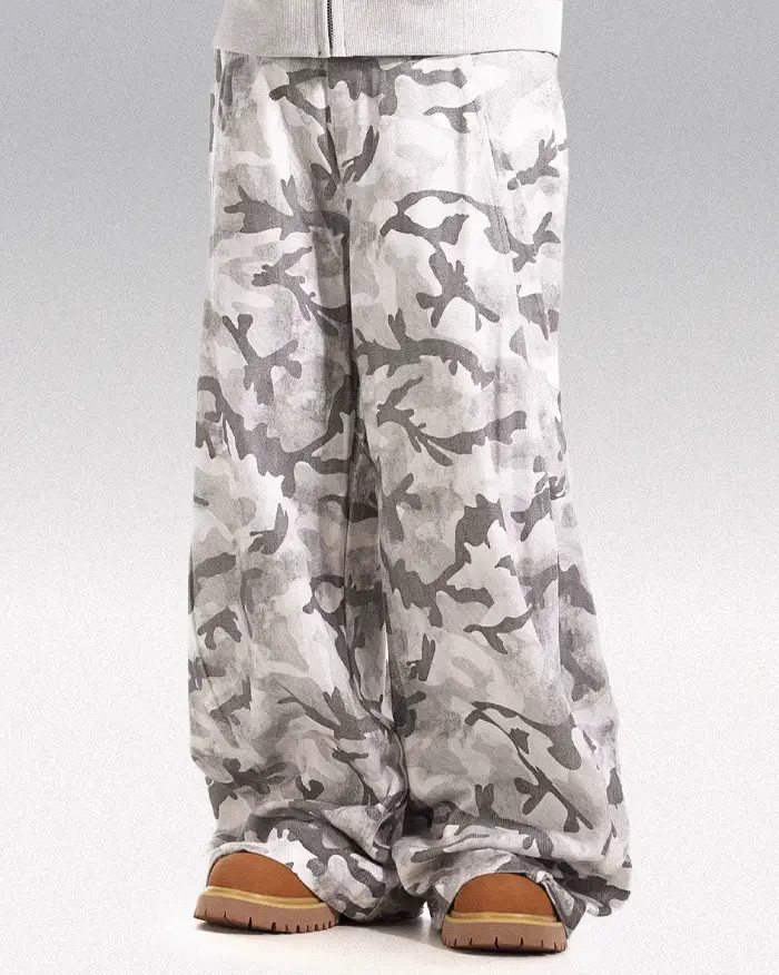 パンツ guttertm Double Layer Pants Camo baggy Black Camo Monster Joggers | Jaded London | Clothing