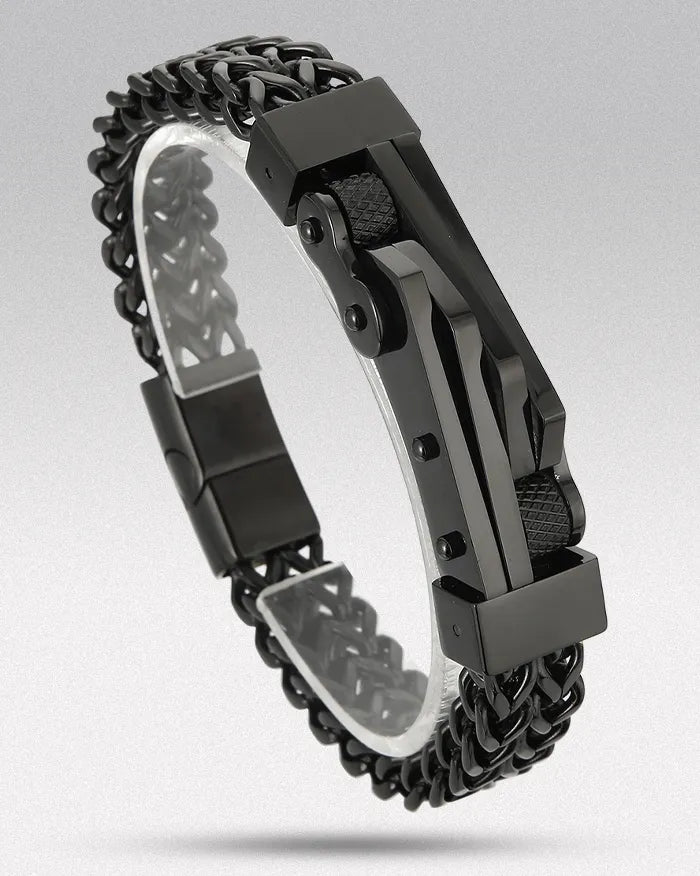 Chain bracelet bike ’Zerx’ - Black / 21cm / 8.27in