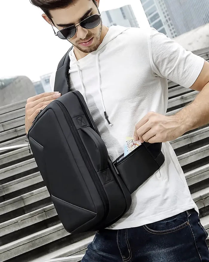 Crossbody laptop bag ’Nabari’ - TECHWEAR STORM™
