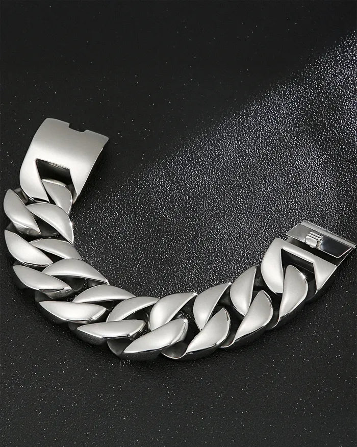 Cuban link bracelet men ’Phantom’