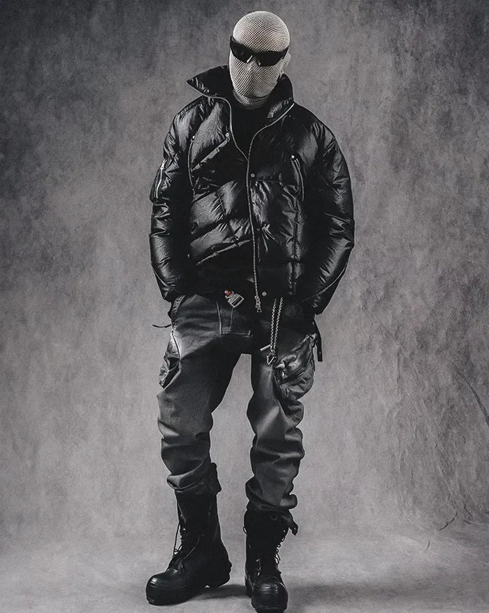 Cyberpunk Down Jacket ’Miawaji’ - TECHWEAR STORM™