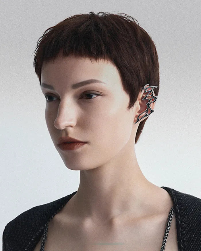 Cyberpunk Ear Clip ’Shyron’ - TECHWEAR STORM™