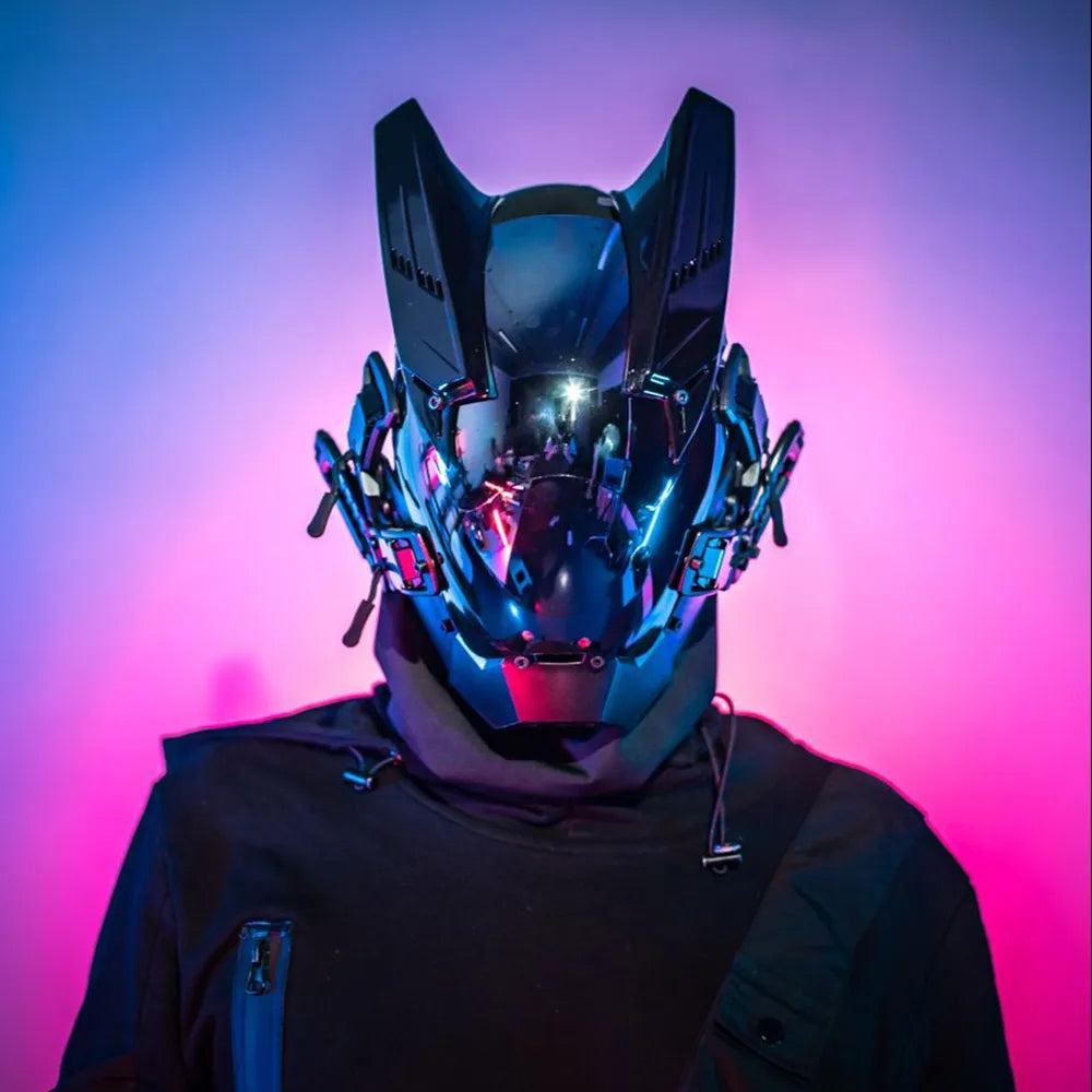 Cyberpunk Helmet ’Nagaka’ - TECHWEAR STORM™