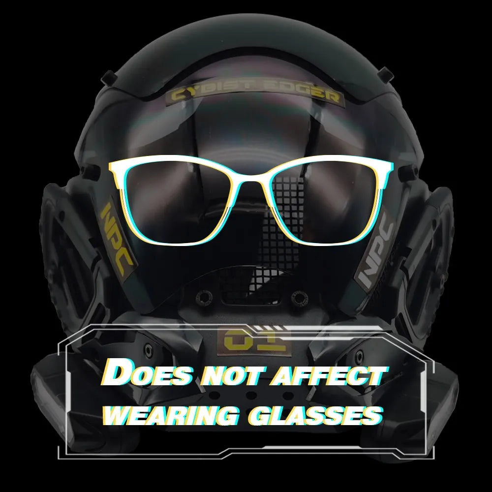 Cyberpunk Helmet ’Nagaka’ - TECHWEAR STORM™