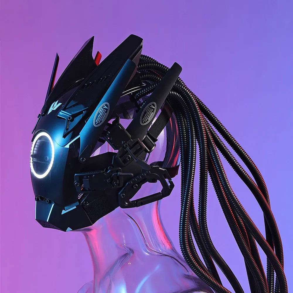 Cyberpunk Helmet ’Neyaga’ - TECHWEAR STORM™