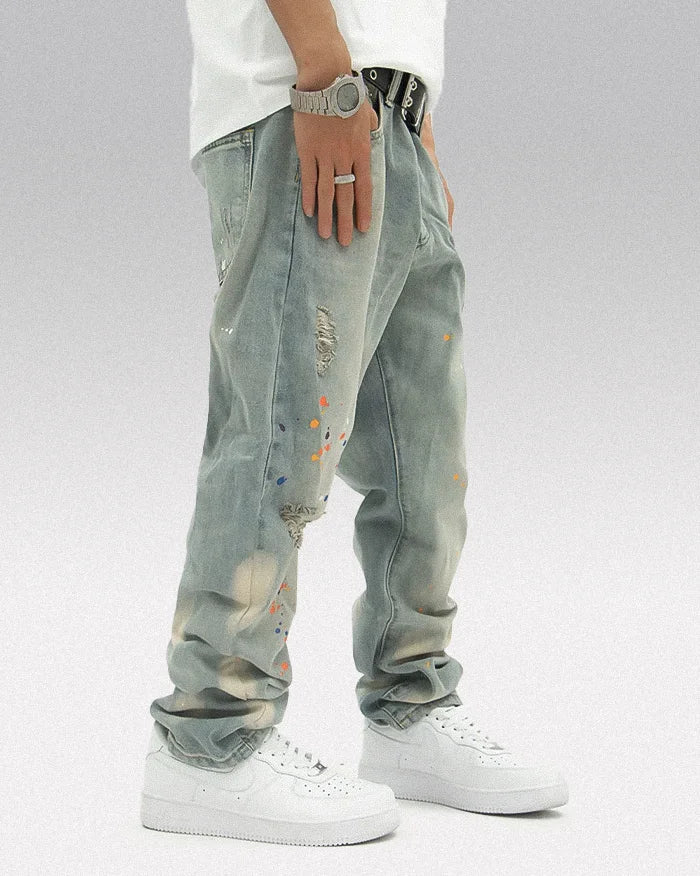 Denim jeans y2k ’Kahoku’ - TECHWEAR STORM™