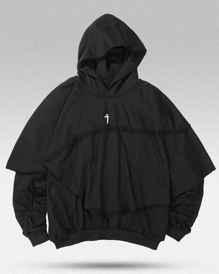Fake two piece hoodie ’Obu’