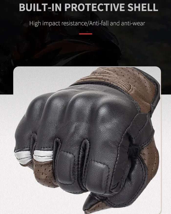 Gloves touch screen leather ’Kobara’