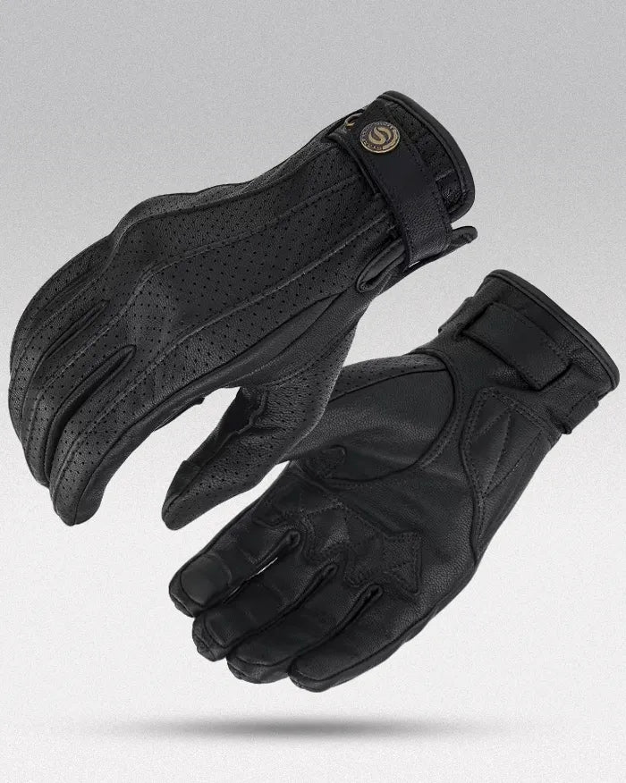 Gloves touch screen leather ’Kosa’