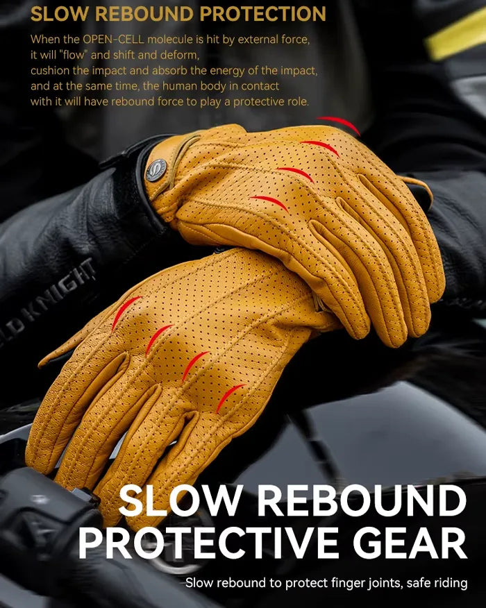 Gloves touch screen leather ’Kosa’