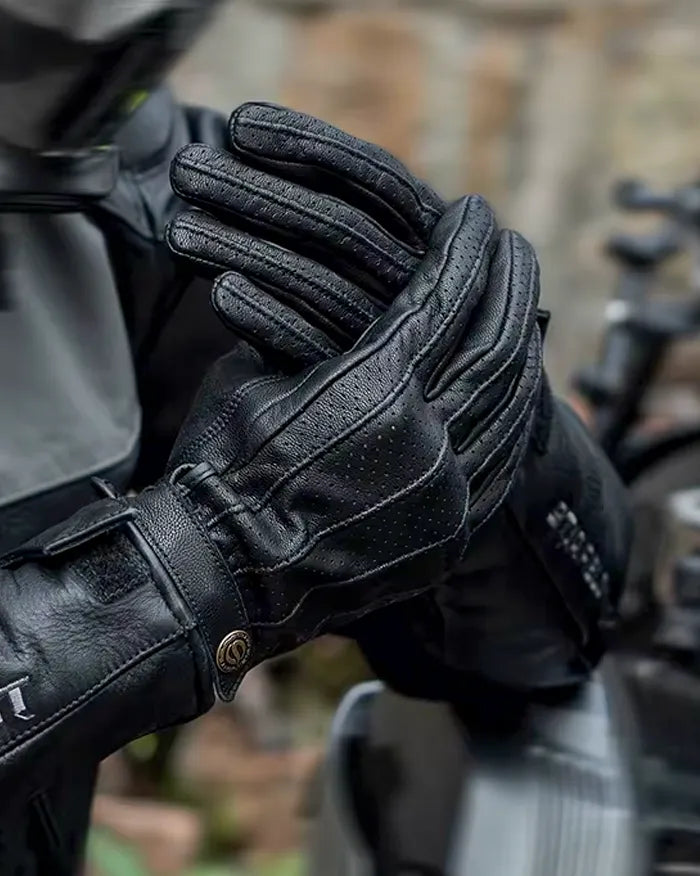 Gloves touch screen leather ’Kosa’