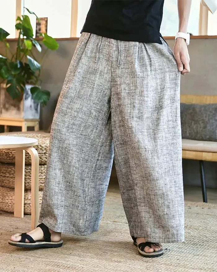 Grey Hakama Pants ’Awara’ - TECHWEAR STORM™