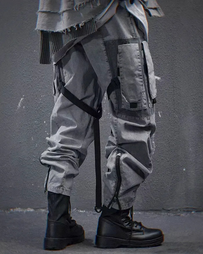 Grey techwear pants ’Ebino’ - TECHWEAR STORM™