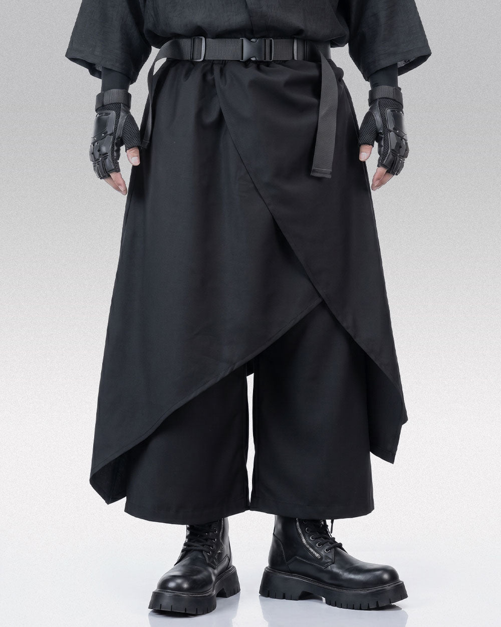 Hakama Style Pants ’Isaha’ - One Size / black