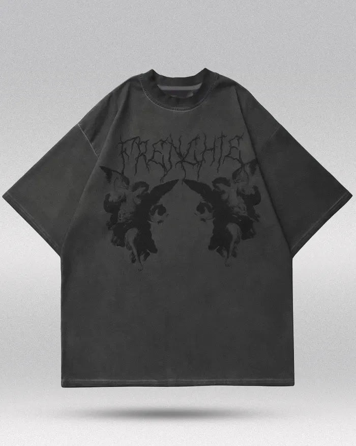 "Ikkaku" Oversized T-Shirt grey