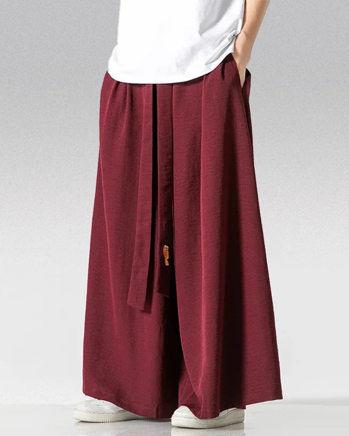 Japanese loose pants ’Chikugo’ - TECHWEAR STORM™