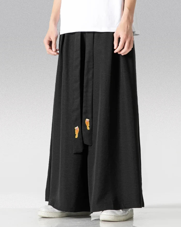 Japanese loose pants ’Chikugo’ - TECHWEAR STORM™