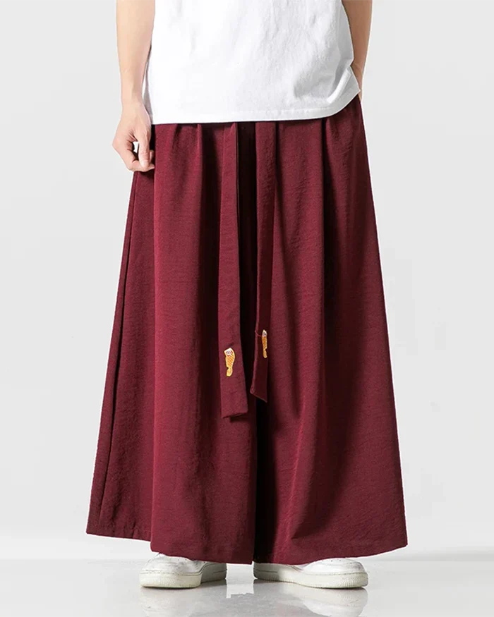 Japanese loose pants ’Chikugo’ - TECHWEAR STORM™