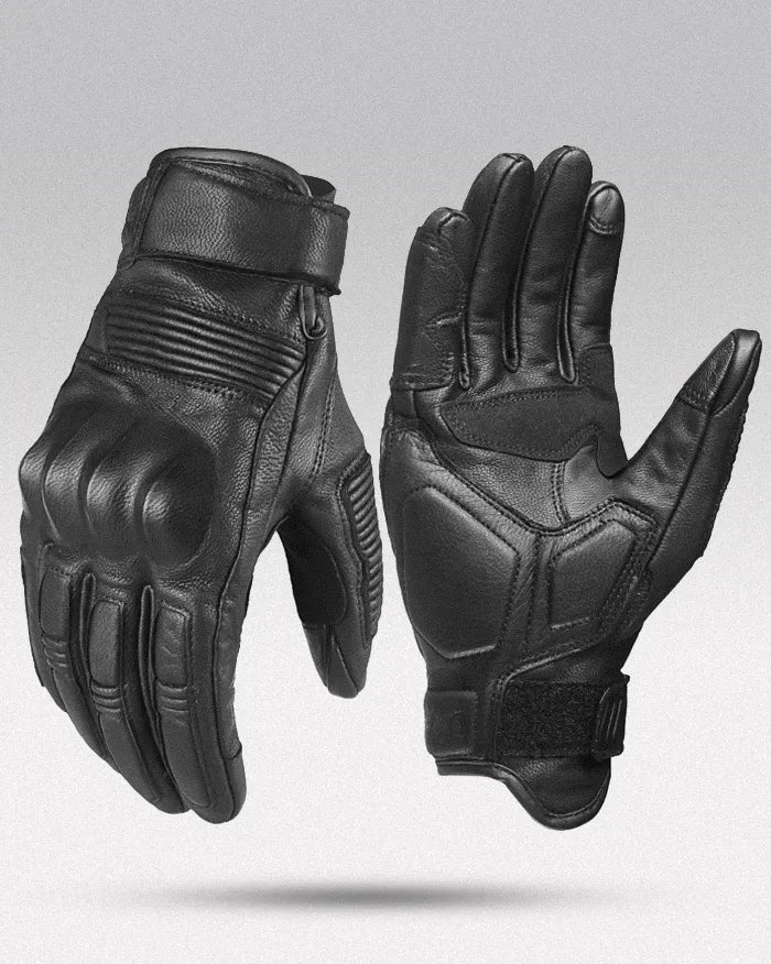 Leather gloves for touch screen ’Azahi’