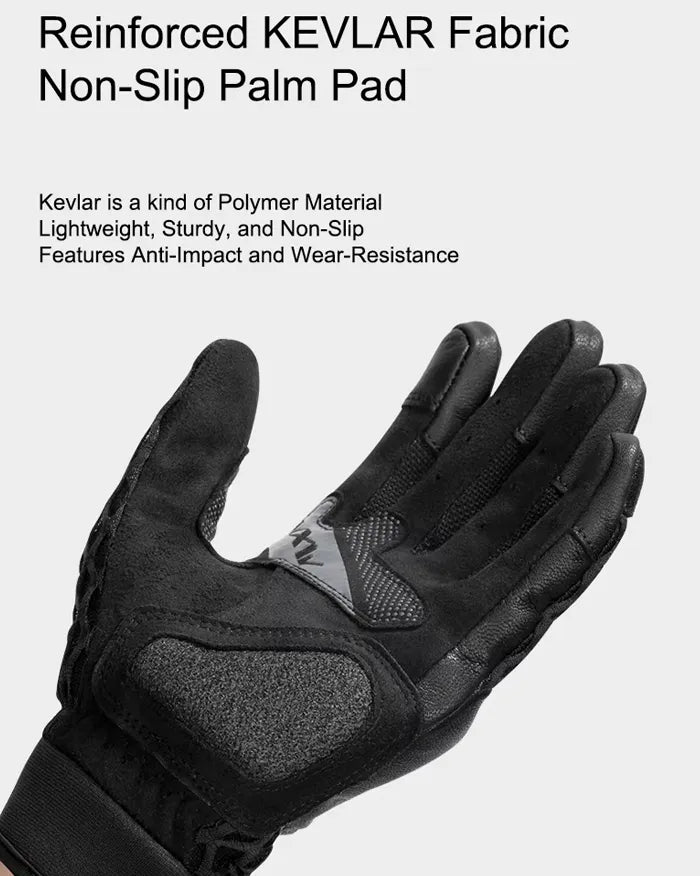Leather gloves screen touch ’Shiboso’