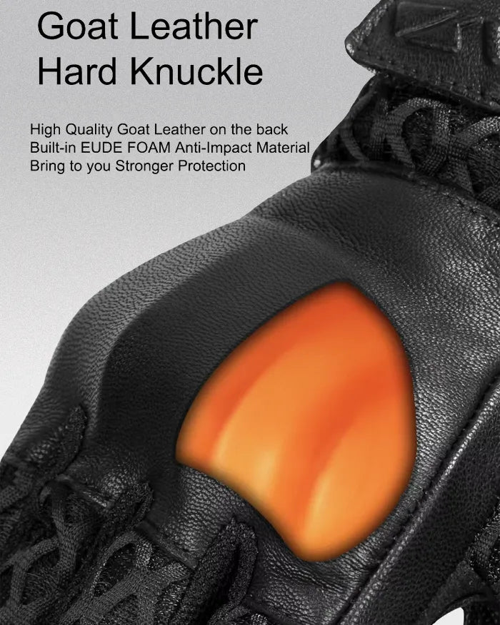 Leather gloves screen touch ’Shiboso’