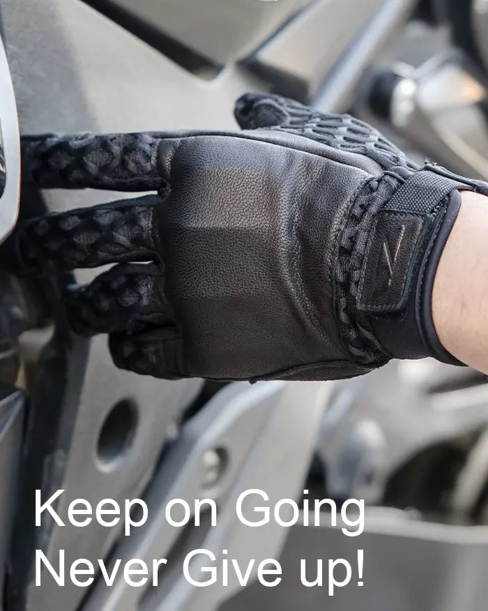 Leather gloves screen touch ’Shiboso’