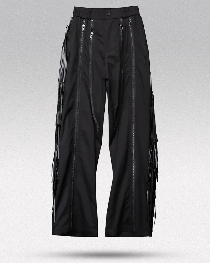 Leather Tassel pants ’Kasha’